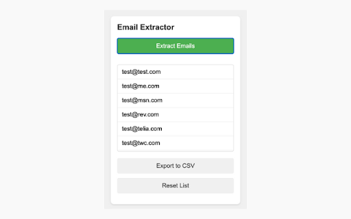Email Extractor screenshot 1