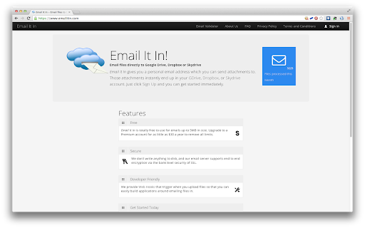 Email It In screenshot 1
