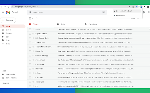 Email Sender Icons by cloudHQ screenshot 1