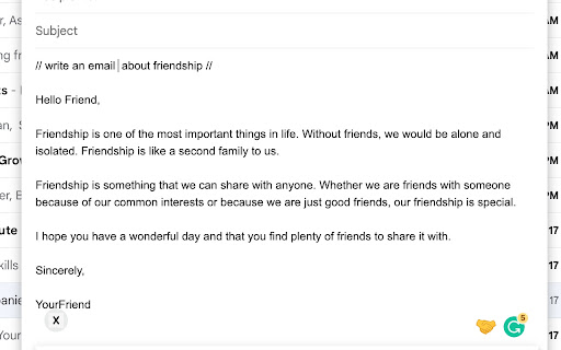 EMAIL-WRITE-X screenshot 1
