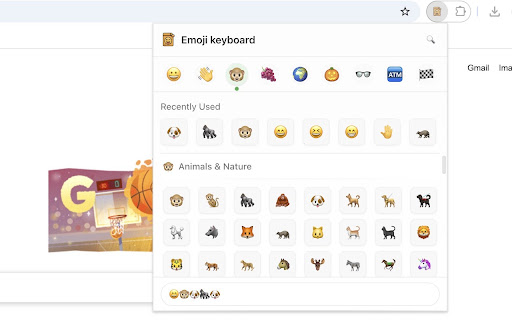 Emoji Keyboard screenshot 1