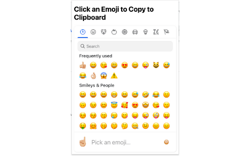 Emoji Picker screenshot 1