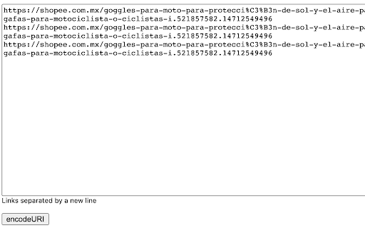 EncodeURI screenshot 1