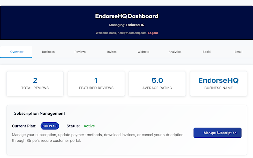 EndorseHQ LinkedIn Importer screenshot 1