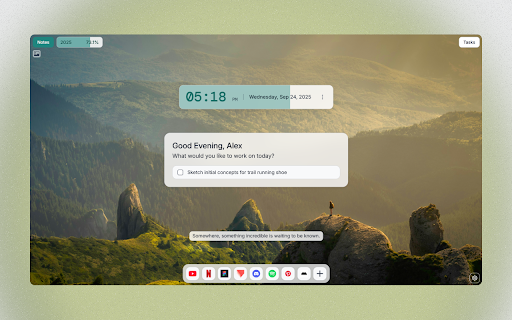 Enhance - New Tab Designed for Clarity screenshot 1