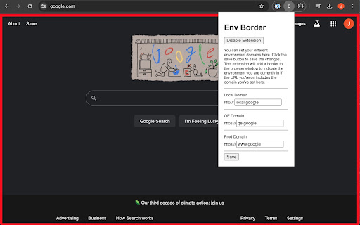 Env Border screenshot 1