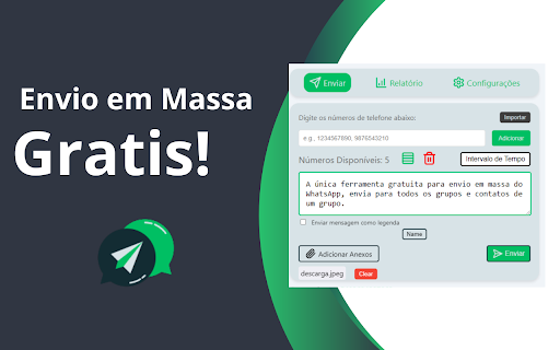 Envio em massa whatsapp screenshot 1