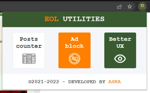 EOL utilities screenshot 1