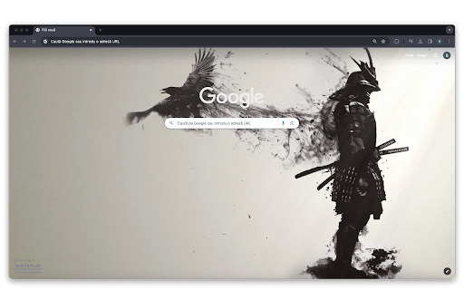 Epic Samurai With Crow (Live Wallpaper) screenshot 1