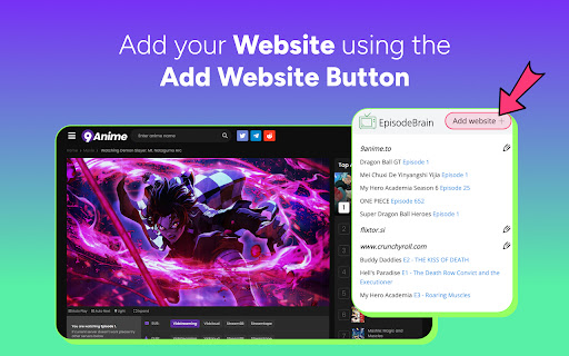 EpisodeBrain: Anime & TV Show Tracker screenshot 1