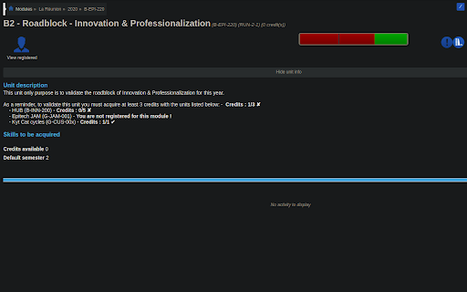 Epitech RoadBlock screenshot 1