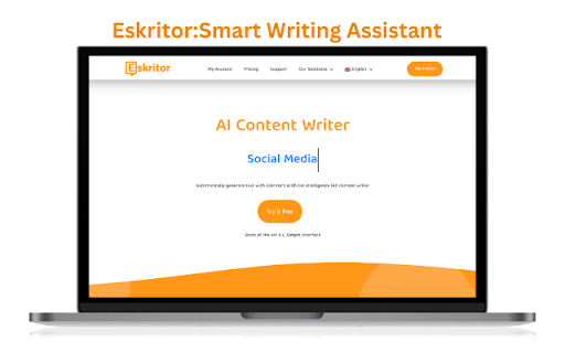 Eskritor: Smart Writing Assistant screenshot 1