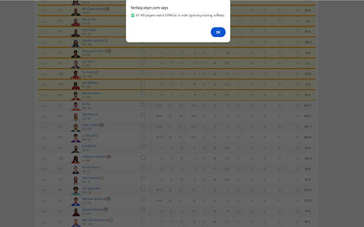 ESPN Pre-Draft Rankings Reorder screenshot 1