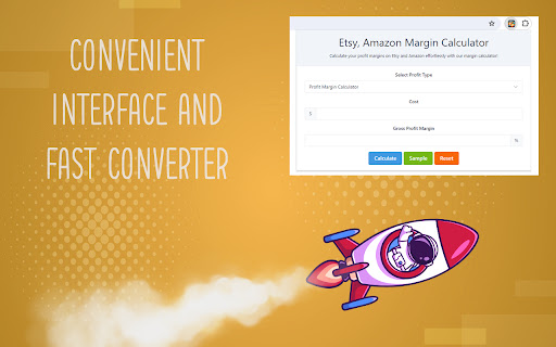 Etsy, Amazon Margin Calculator screenshot 1