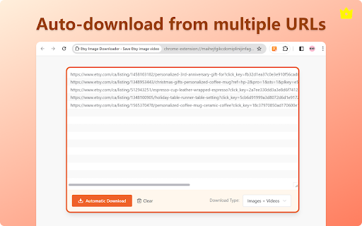 Etsy Image Downloader - Save Etsy image video screenshot 1