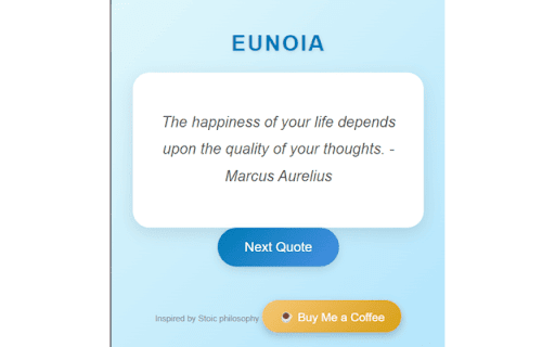 Eunoia - Daily Stoic screenshot 1