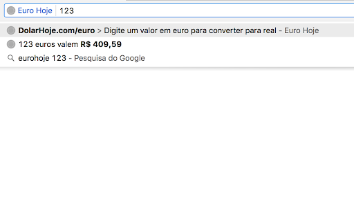 Euro Hoje screenshot 1