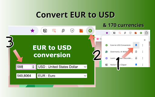 Euro to USD Conversion screenshot 1