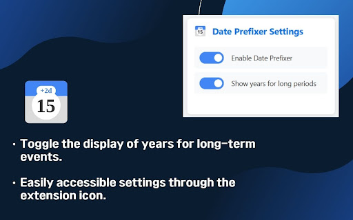 Event Days to Now for Google Calendar screenshot 1