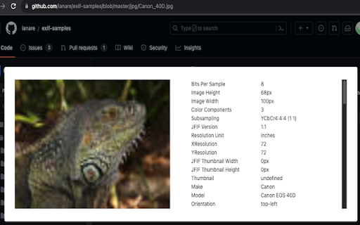 Exif Viewer screenshot 1
