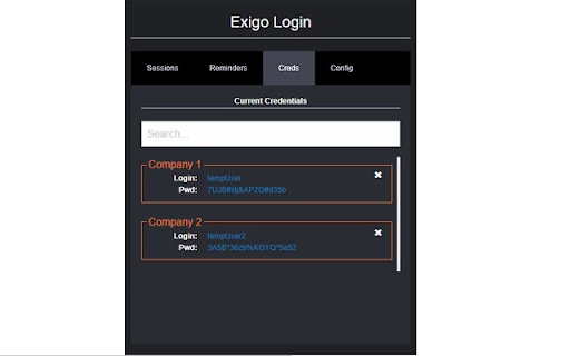 Exigo Login screenshot 1