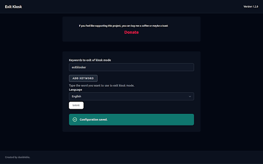 Exit Kiosk screenshot 1