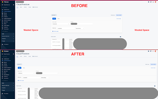 Expand Firestore View screenshot 1