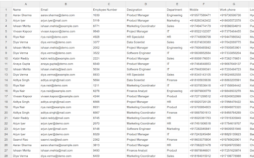 Export Keka Employees screenshot 1