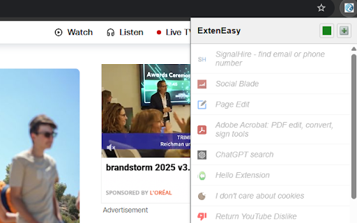 ExtenEasy screenshot 1