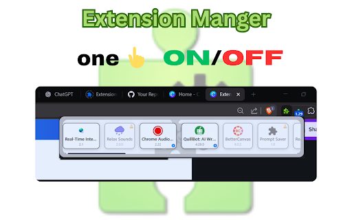 Extension Manager screenshot 1