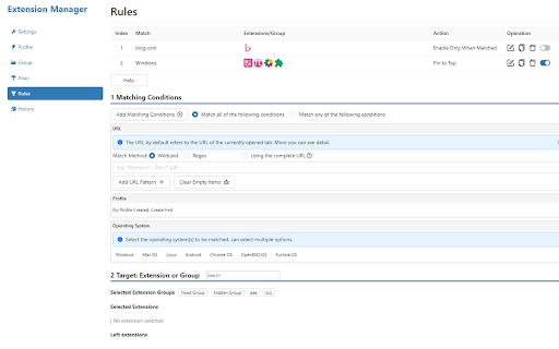 Extension Manager screenshot 1