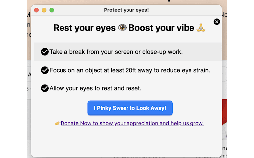 Eye Protector App from Computer Screen time screenshot 1