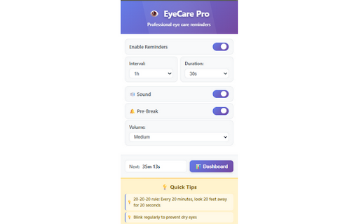 EyeCare Pro screenshot 1