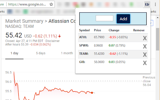 EZ Stocks: Just simple financial positions screenshot 1