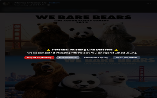 Facebook Phishing Detector screenshot 1