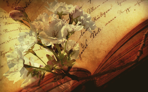 Faded paper white flowers screenshot 1