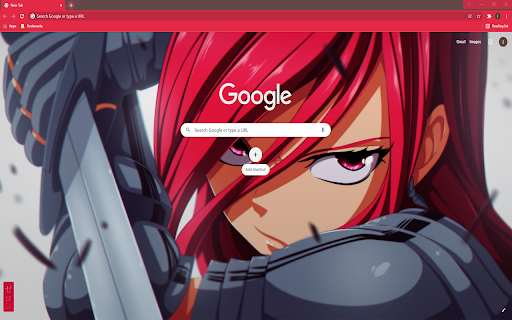 Fairy Tail - Erza Scarlet Theme screenshot 1