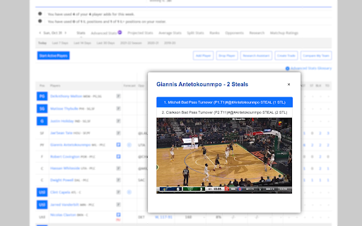 Fantasy Basketball Video Replays screenshot 1