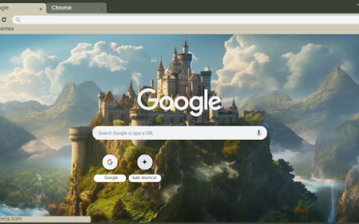 Fantasy Castle on a Cliff screenshot 1