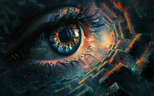 fantasy eye illustration screenshot 1
