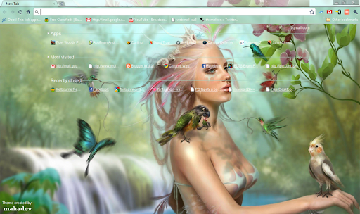 Fantasy Girl 1920x1200 screenshot 1