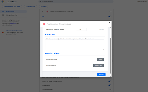Fare Hareketleri (Mouse Gestures) screenshot 1