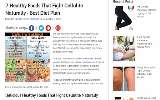 Fast Cellulite Elimination screenshot 1