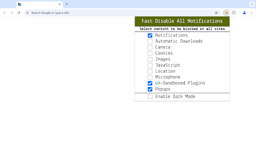 Fast Disable All Notifications - F.D.N. screenshot 1