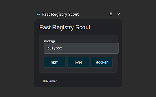 Fast Registry Scout screenshot 1