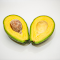 Fat, ripe avocado logo