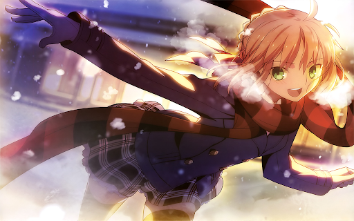 Fate Stay Night Theme 01 - 1366x768 screenshot 1