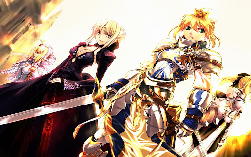 Fate Stay Night Theme 05 - 1366x768 screenshot 1