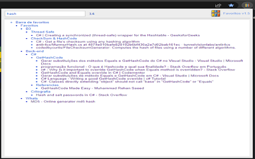 Favoritos screenshot 1