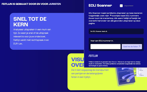 Feitlijn - Juridische AI Assistent screenshot 1
